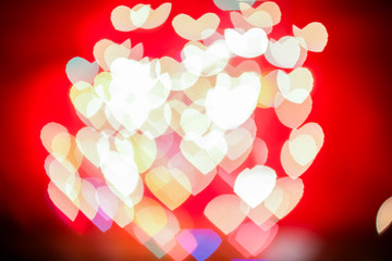 Wall Mural - Abstract red light christmas background.