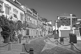 Fototapeta  - Granada - Little square and street Calle Principal de San Bartol