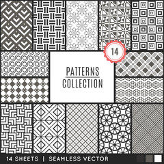 Wall Mural - elegant vector seamless patterns