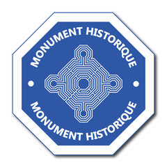 Sticker - Logo monument historique.