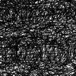Seamless abstract  vector scribble pattern