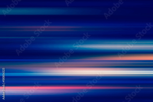 Fotografía abstract of night lights in the city with motion blur