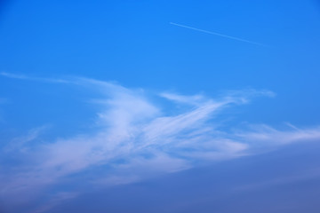 Wall Mural - abstract background with defocused beautiful colorful flame clouds which looks like phoenix  in the sky