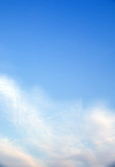 Wall Mural - abstract background with defocused beautiful colorful flame clouds in the sky