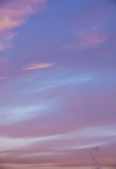 Wall Mural - abstract background with defocused beautiful colorful flame clouds in the sky