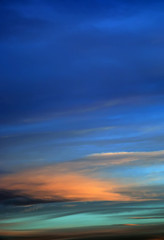 Wall Mural - colorful bokeh defocused abstract background which was created based on beautiful sunrise flame clouds in the sky