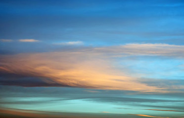 Wall Mural - colorful bokeh defocused abstract background which was created based on beautiful sunrise flame clouds in the sky