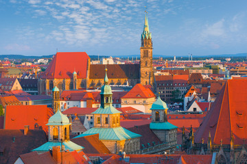 Wall Mural - Nuremberg in the evening