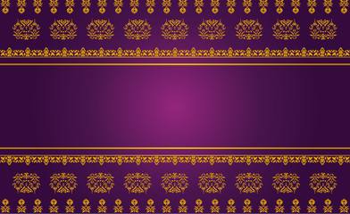 Thai art pattern vector, Asian Background