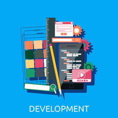 Poster - Web Development Concept