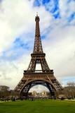 Fototapeta Paryż - Eiffel tower in Paris, France