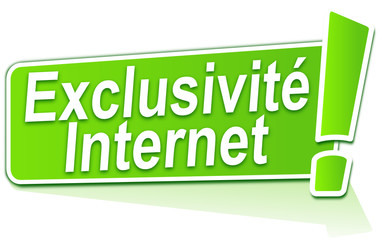 Canvas Print - exclusivité internet sur étiquette verte