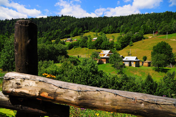 a village in the Carpathians