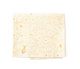 Poster - Thin armenian lavash bread isolated