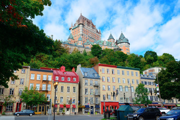 chateau frontenac in the day