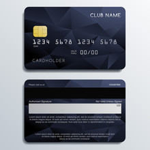 Set Of Premium Credit Cards: Vector Illustration