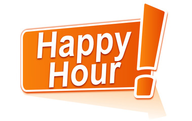 Wall Mural - happy hour orange