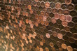 Penny copper wall