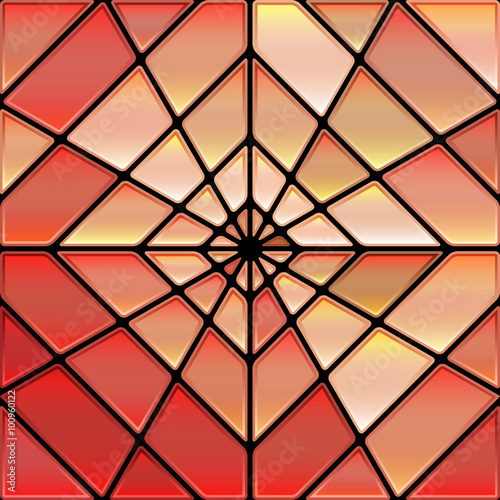 Fototapeta na wymiar abstract vector stained-glass mosaic background