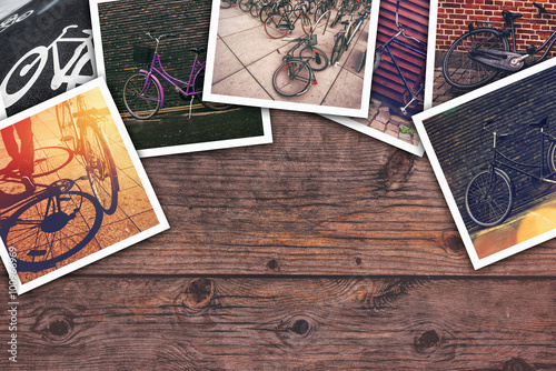 Plakat Bicycle pictures collage