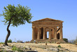 Weltkulturerbe: Der Concordia-Tempel im Valle dei Templi auf Sizilien