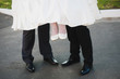 © briday - feet of bride and groom
