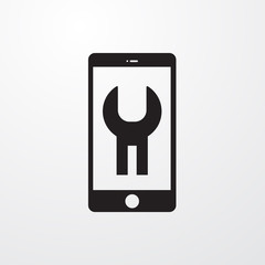 Sticker - Phone repair icon for web and mobile