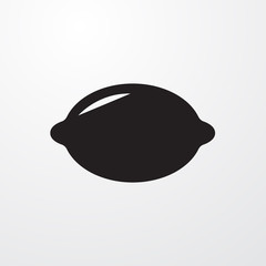 Poster - Lemon icon for web and mobile.