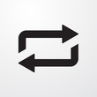 Repeat, loop sign icon
