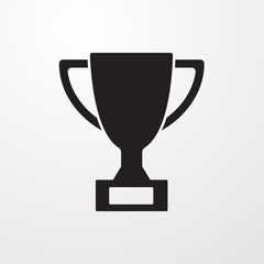 trophy sign icon for web and mobile.