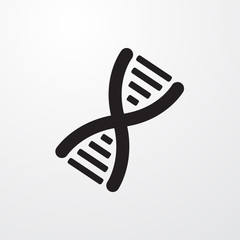 Aufkleber - DNA sign icon for web and mobile.
