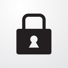 Poster - Lock, secure, access  sign icon.
