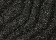 Black Sand Waves Texture As Background