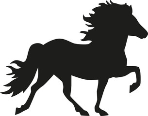 Poster - Iceland horse silhouette