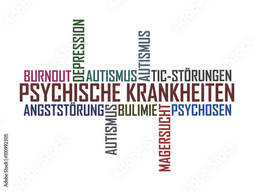 Psychische Krankheiten Stock-Illustration | Adobe Stock