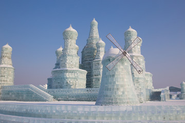 Windmill made from ice