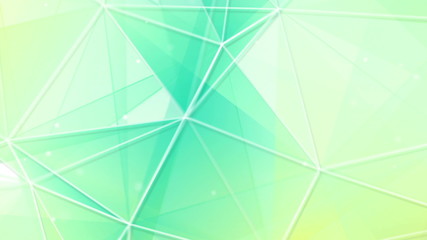 Poster - cyan triangles and lines pattern seamless loop
