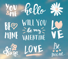 Valentine's Day Typographic Designs