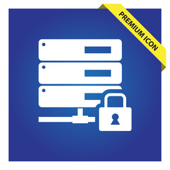 Poster - Database security protection icon