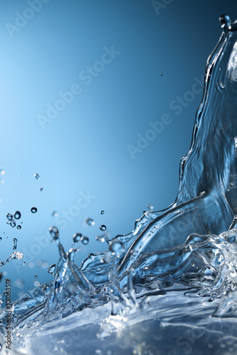 Naklejka - mata magnetyczna na lodówkę Splash of Water