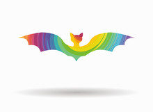 Bat Colorful Icon