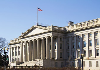 The Treasury Department in Washington DC