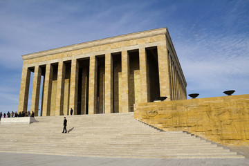 Wall Mural - Ankara, Turkey - Mausoleum of Ataturk, Mustafa Kemal Ataturk, first president of the Republic of Turkey.