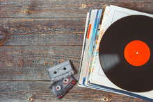 Vinyl Records And Cassettes