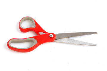 Scissors isolated white background