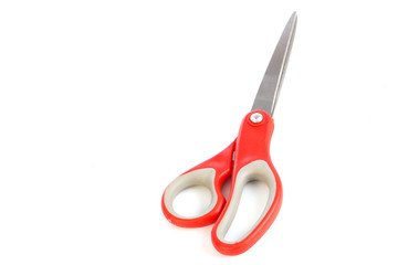 Scissors isolated white background