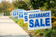 © Pvstockmedia - Clearance Sale Signs in a Row Picture