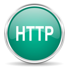 Aufkleber - http blue glossy circle web icon