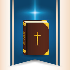 Canvas Print - Bible icon design 