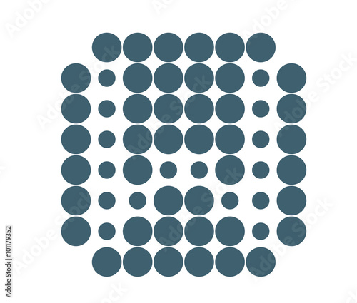 W Logo Template Dot Matrix Vector Style This Stock W Logo Template Dot Matrix Vector Style